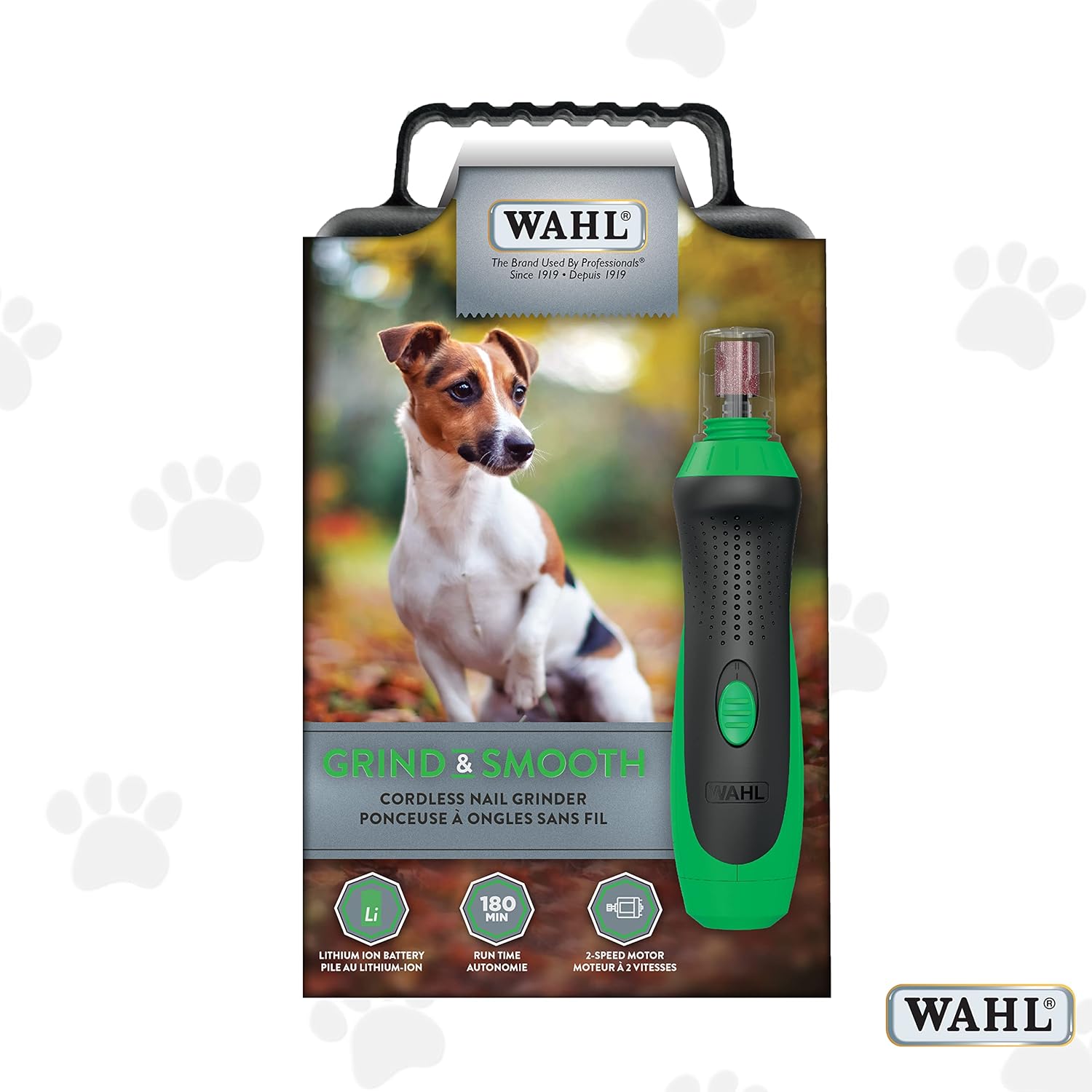 WAHL Grind & Smooth Cordless Nail Grinder for Pets