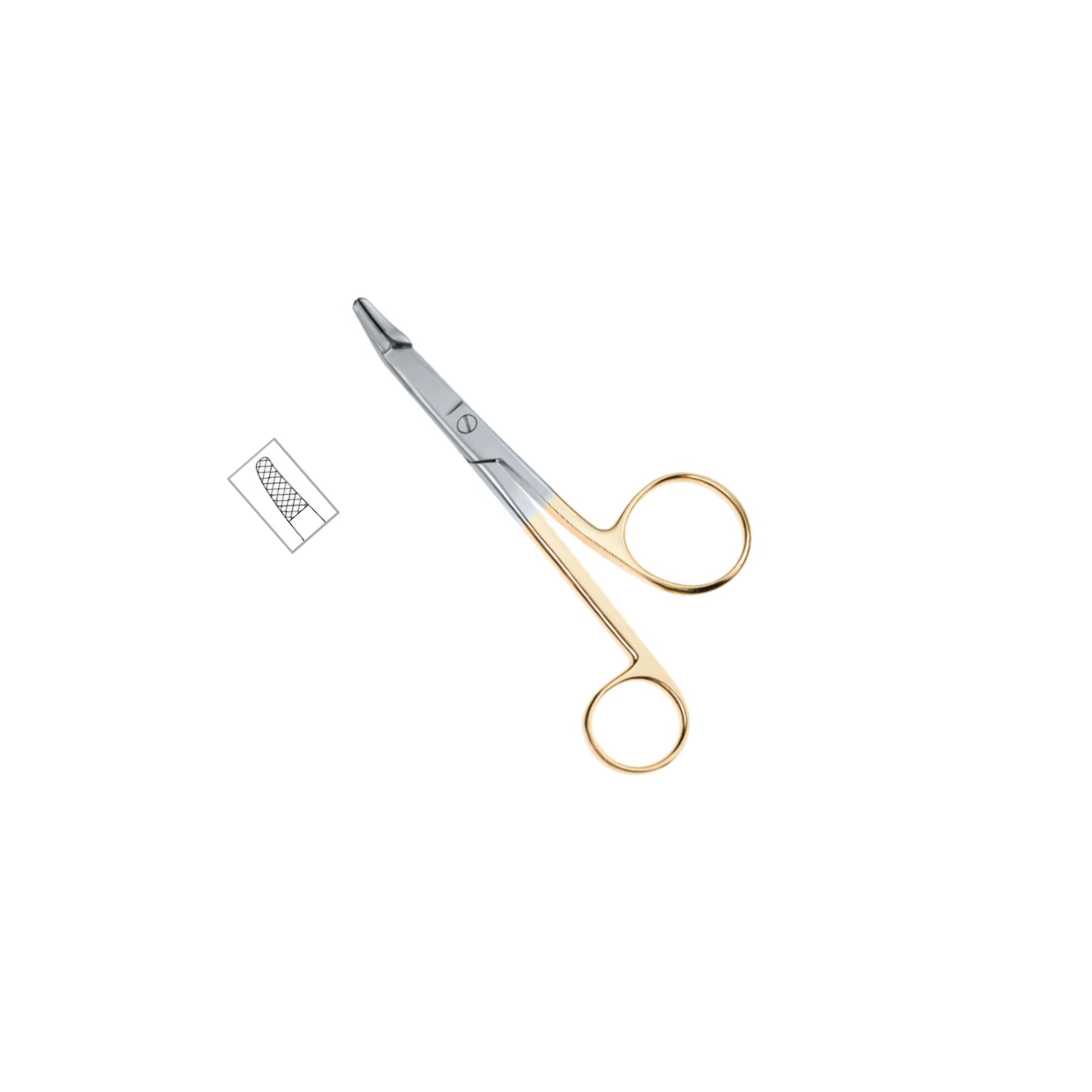 Gillies Needle Holder - Micro, T-Carbide