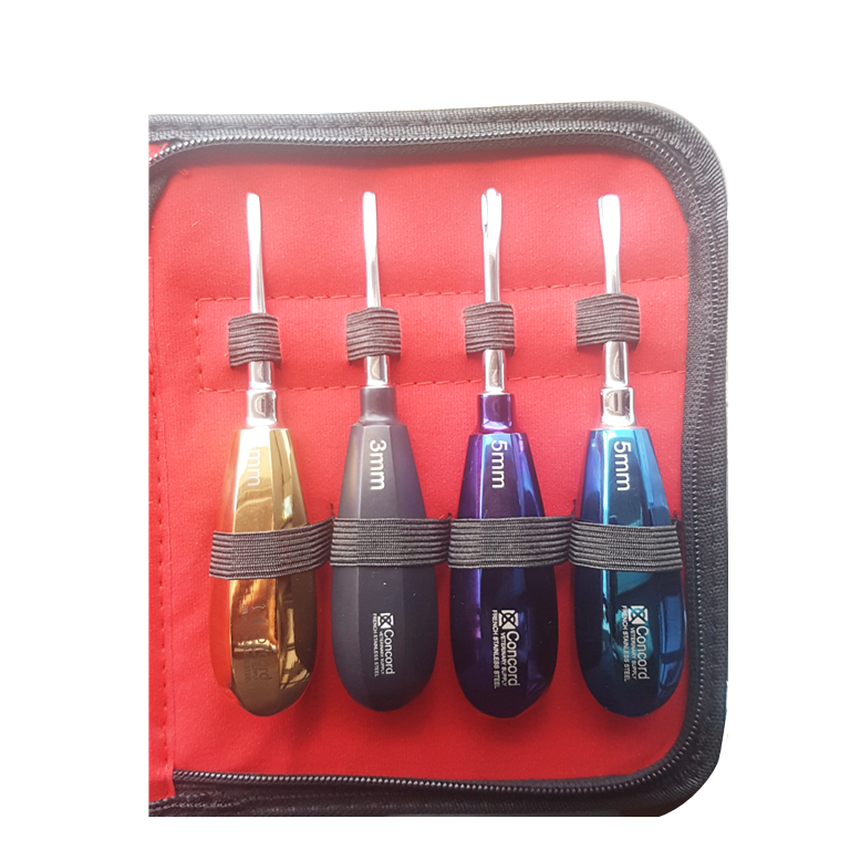 Luxator Set of 4 - Stubby Coloured Handles