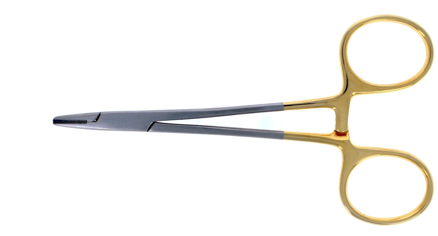 Halsey Needle Holder- Tungsten Carbide (no cutting scissors)