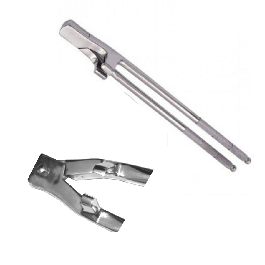 Fulcrum Serrated Jaw Box Joint Forceps