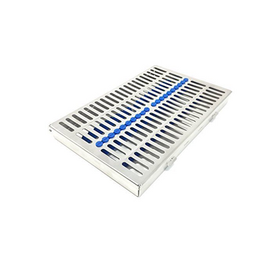 Stainless Steel Sterilization Tray, Large with Mat