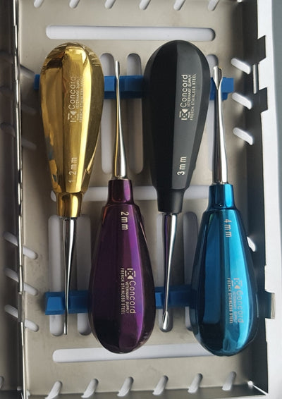 Winged Elevator Sets: Coloured, EXTRA SHORT, Stubby Handles