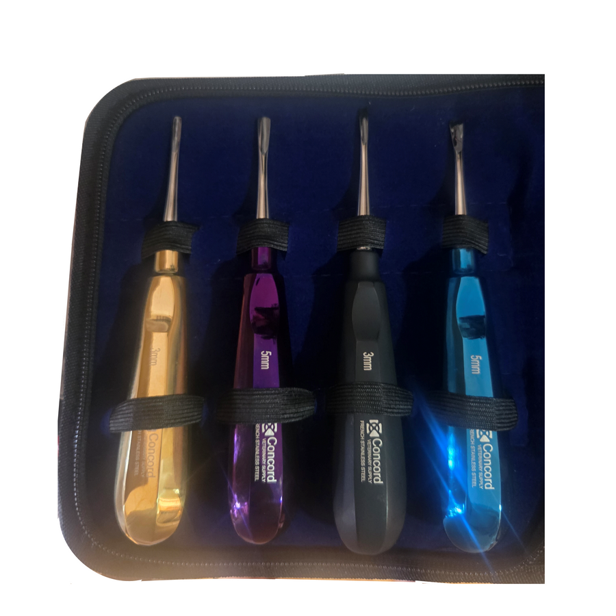 Luxating Elevators, Standard Handles - Coloured