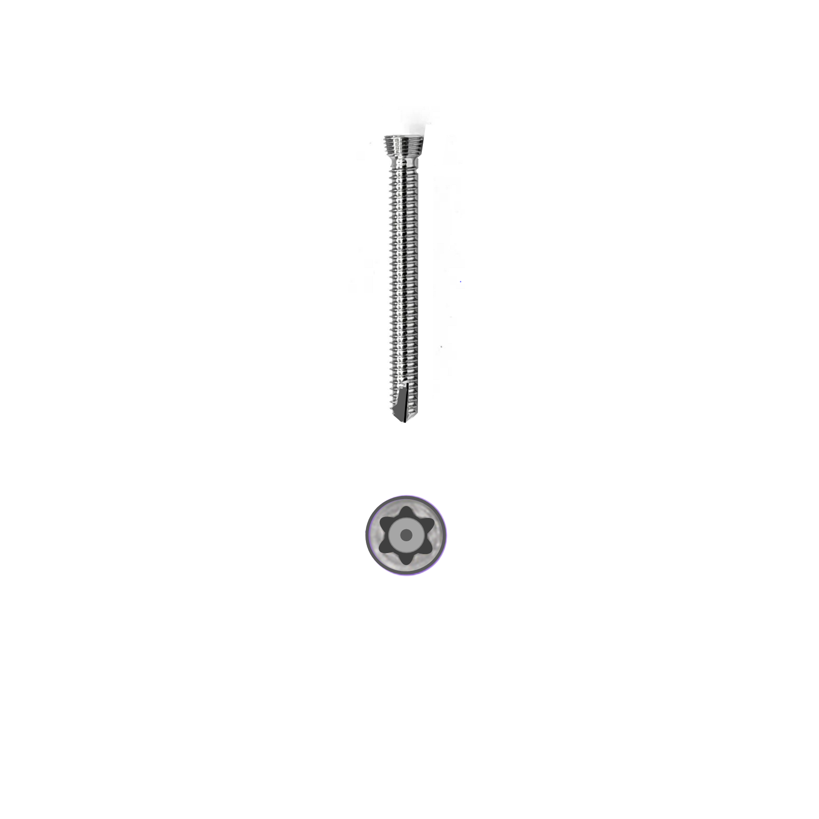 Locking Starhead Cortical Screws, Self tapping, 2.7mm