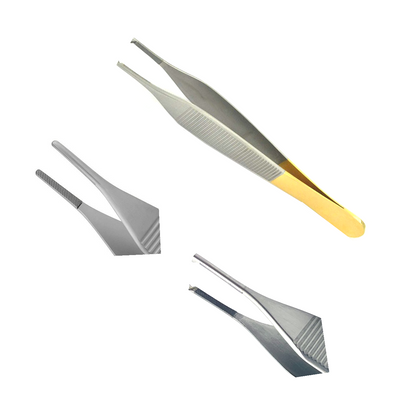 Adson Tissue Forceps, Tungsten-Carbide Tipped Jaws