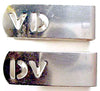 X-Ray film marker clips VD/DV - stainless steel