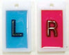 X-RAY Film markers \"L\" and \"R\"