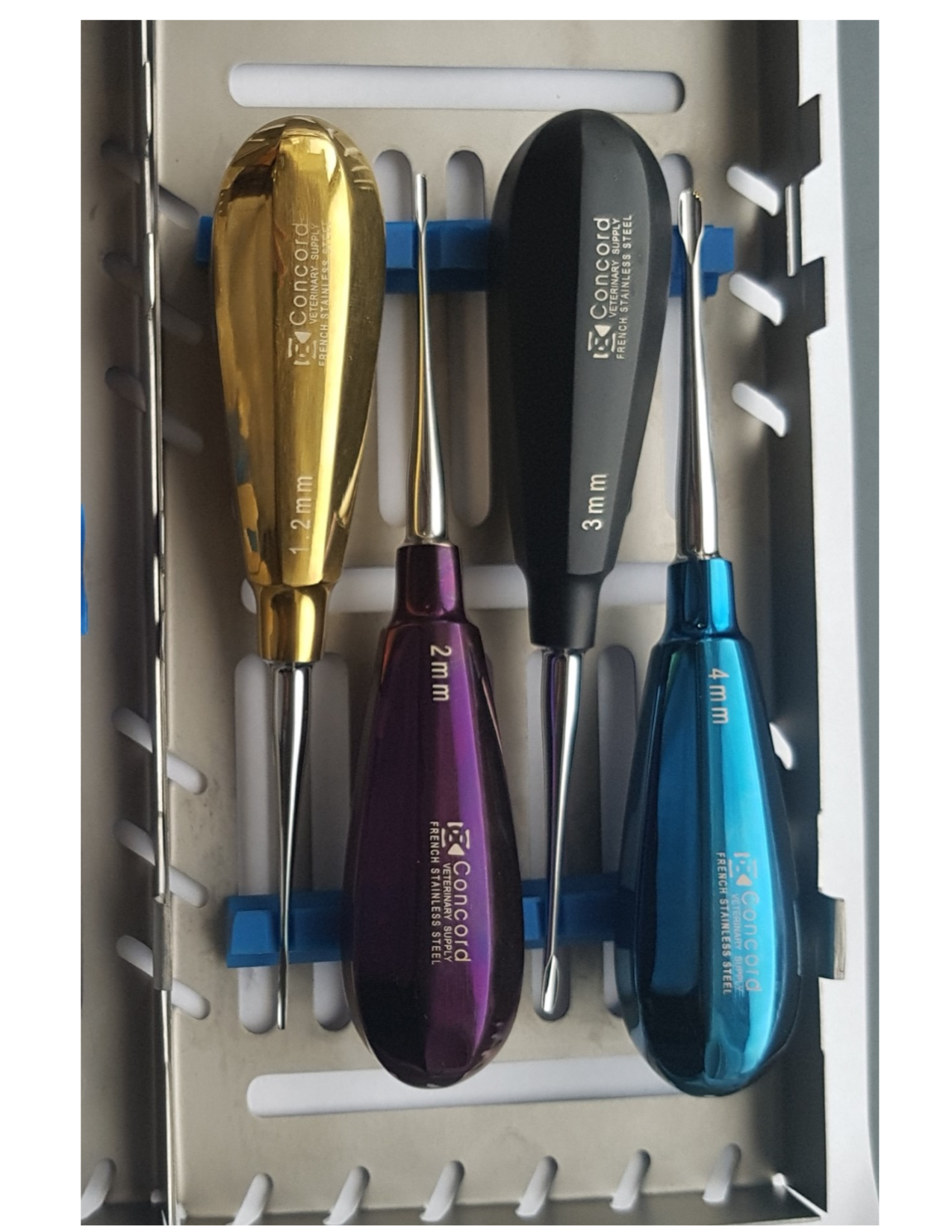 Winged Elevator Sets: Coloured, Stubby Handles