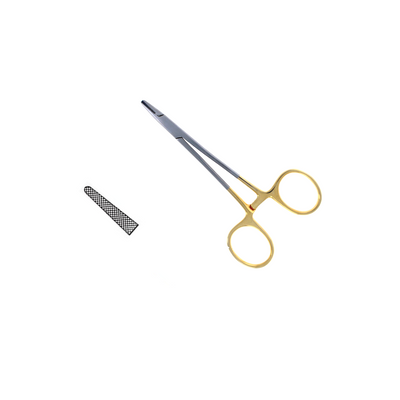Halsey Needle Holder- Tungsten Carbide (no cutting scissors)