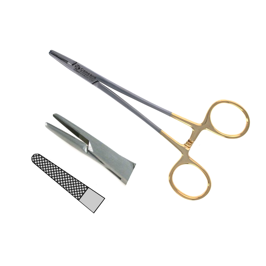 Mayo Hegar Needle Holder, 18cm- Tungsten Carbide Jaws